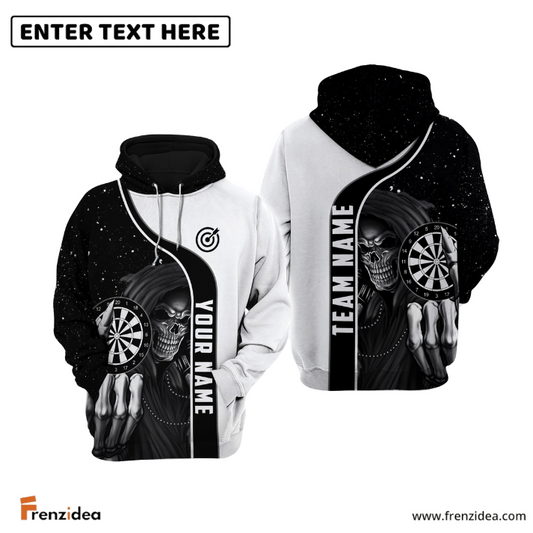 frenzidea Dart Skull Personalized Name 3D Hoodie