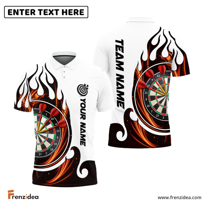 Frenzidea Fire Blaster Darts Personalized Name, Team Name 3D Shirt (4 Colors)