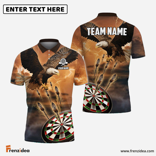 Frenzidea Dartboard Eagle Personalized Name, Team Name 3D Shirt