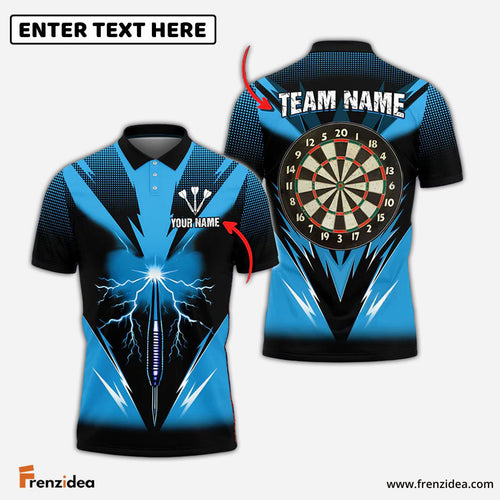 Frenzidea Darts Shocking Arrow Personalized Name, Team Name 3D Shirt (4 Colors)