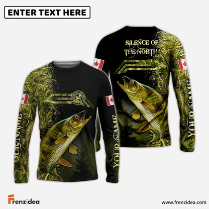 Frenzidea Fishing Silence of the North Custom 3D Shirts