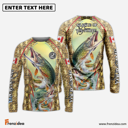 Frenzidea Fishing Silence of the North Custom 3D Shirts