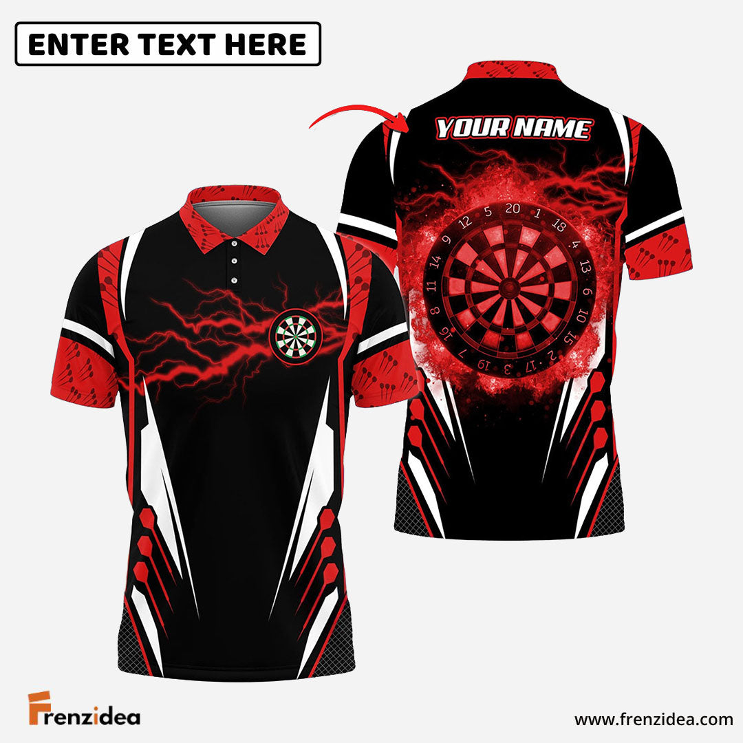 Frenzidea Darts Thunder Personalized Name 3D Shirt