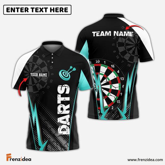 Frenzidea Darts Crack Personalized Name, Team Name 3D Shirt (4 Colors)